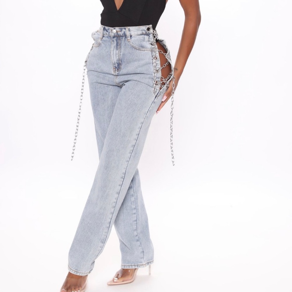 Breaking Chains Straight Leg Jeans